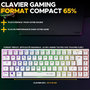 Voir la diapositive 4 : THE G-LAB Clavier gamer KEYZ TITAN W FR