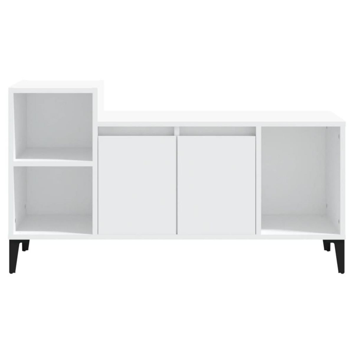 VIDAXL Meuble TV Blanc 100x35x55 cm Bois d'ingenierie