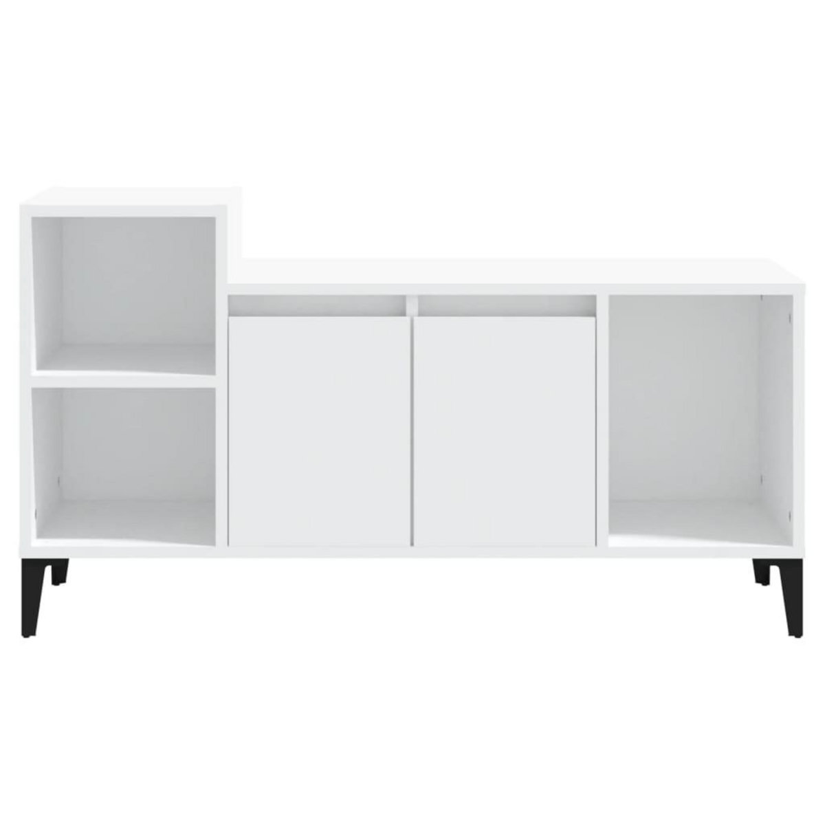 VIDAXL Meuble TV Blanc 100x35x55 cm Bois d'ingenierie