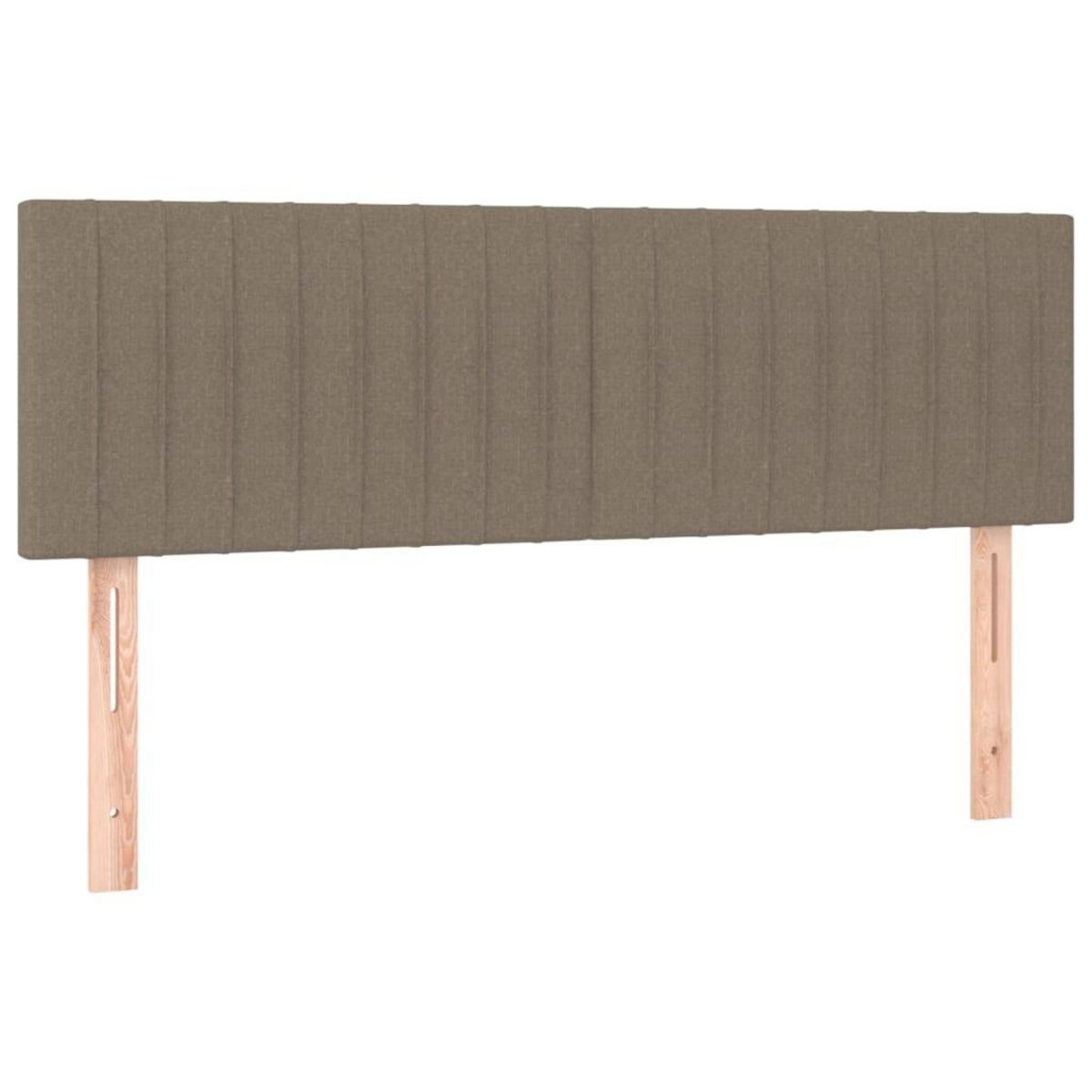 VIDAXL Tete de lit a LED Taupe 144x5x78/88 cm Tissu