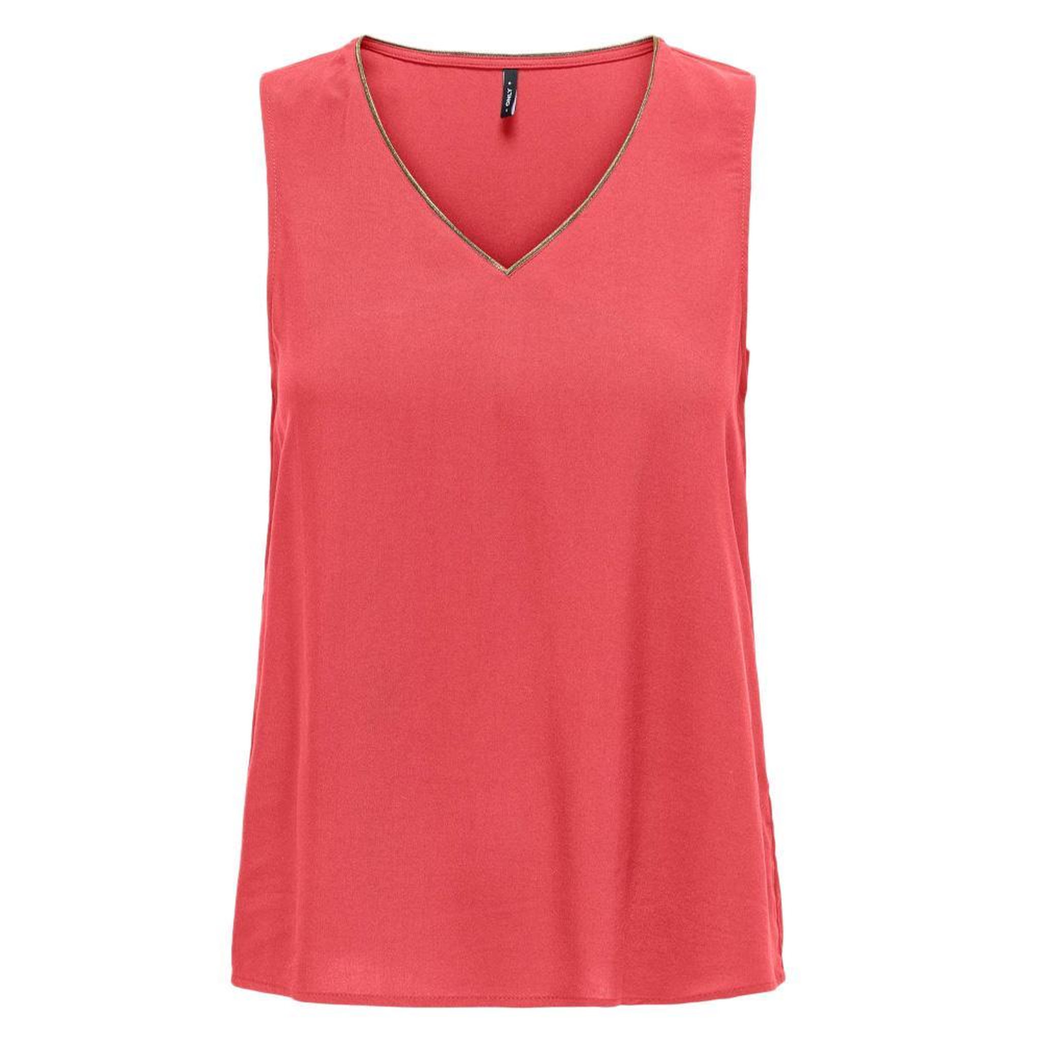 Only T Shirt  Femme Only Onlselina. Coloris disponibles : Rose