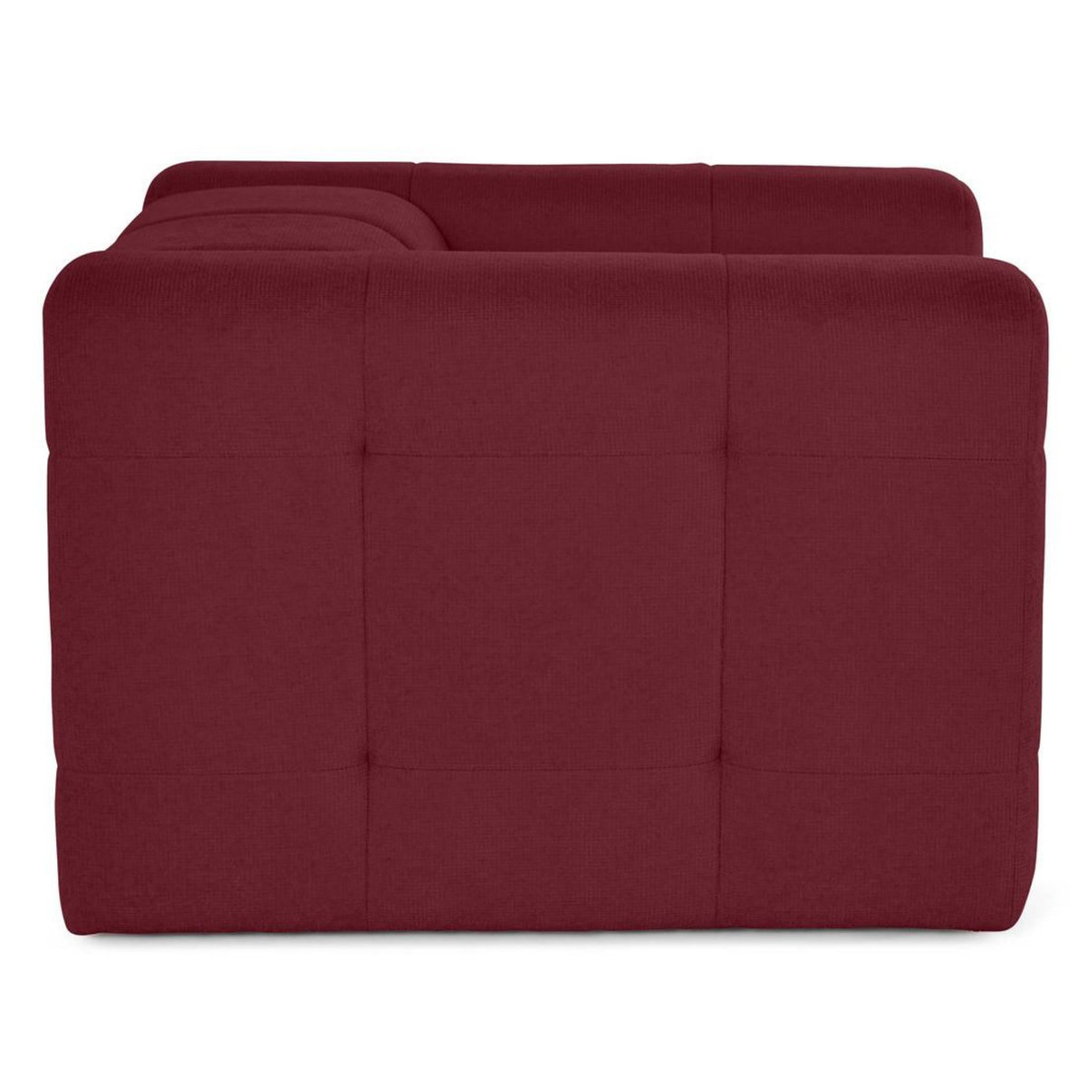 LISA DESIGN Suzano - fauteuil en tissu texturé