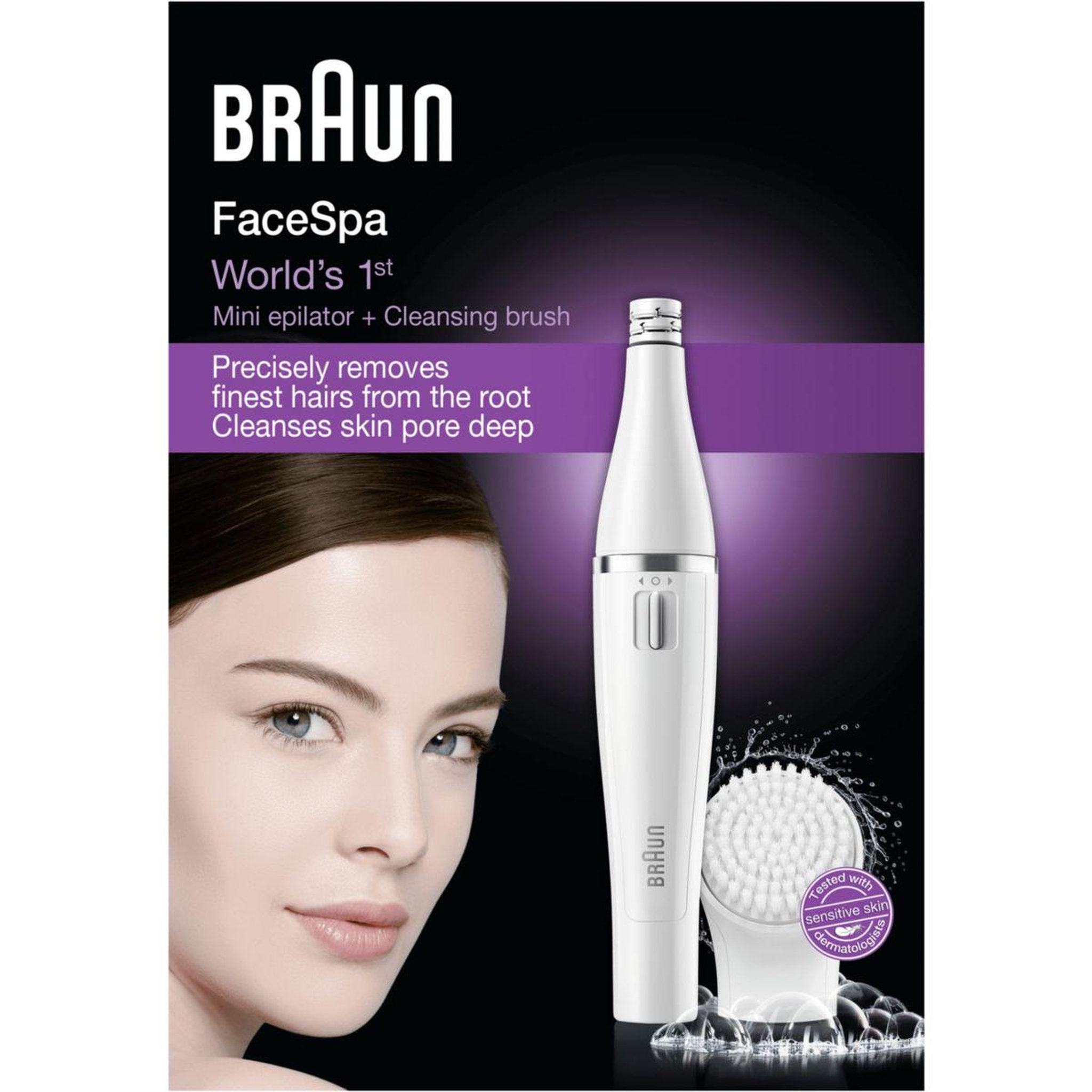 Voir la diapositive 5 : BRAUN Epilateur face 810 + brosse