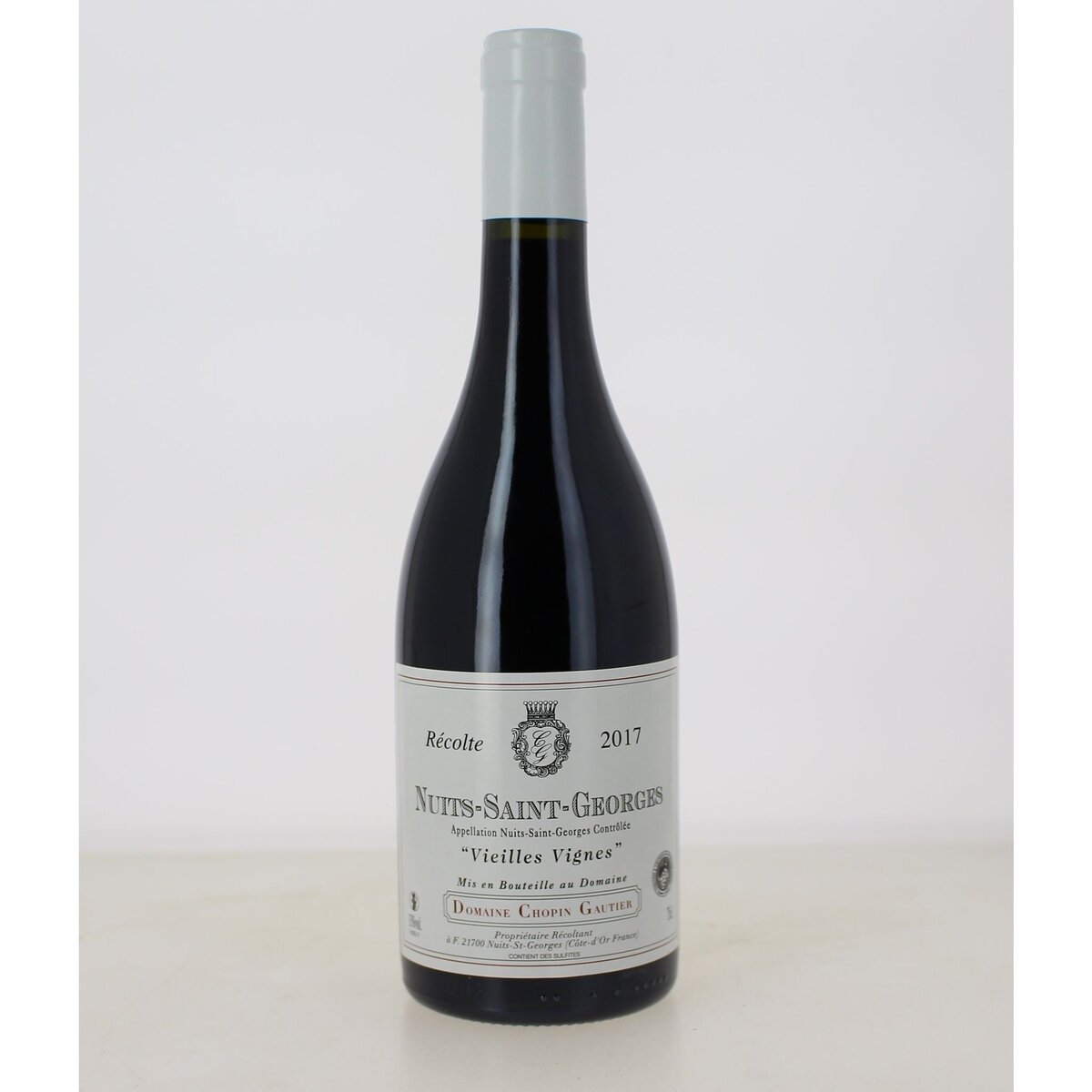 Vin rouge Nuits Saint Georges Gautier Chopin vieilles vignes 2016 75cl