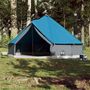 Voir la diapositive 3 : VIDAXL Tente familiale tipi 12 personnes bleu impermeable