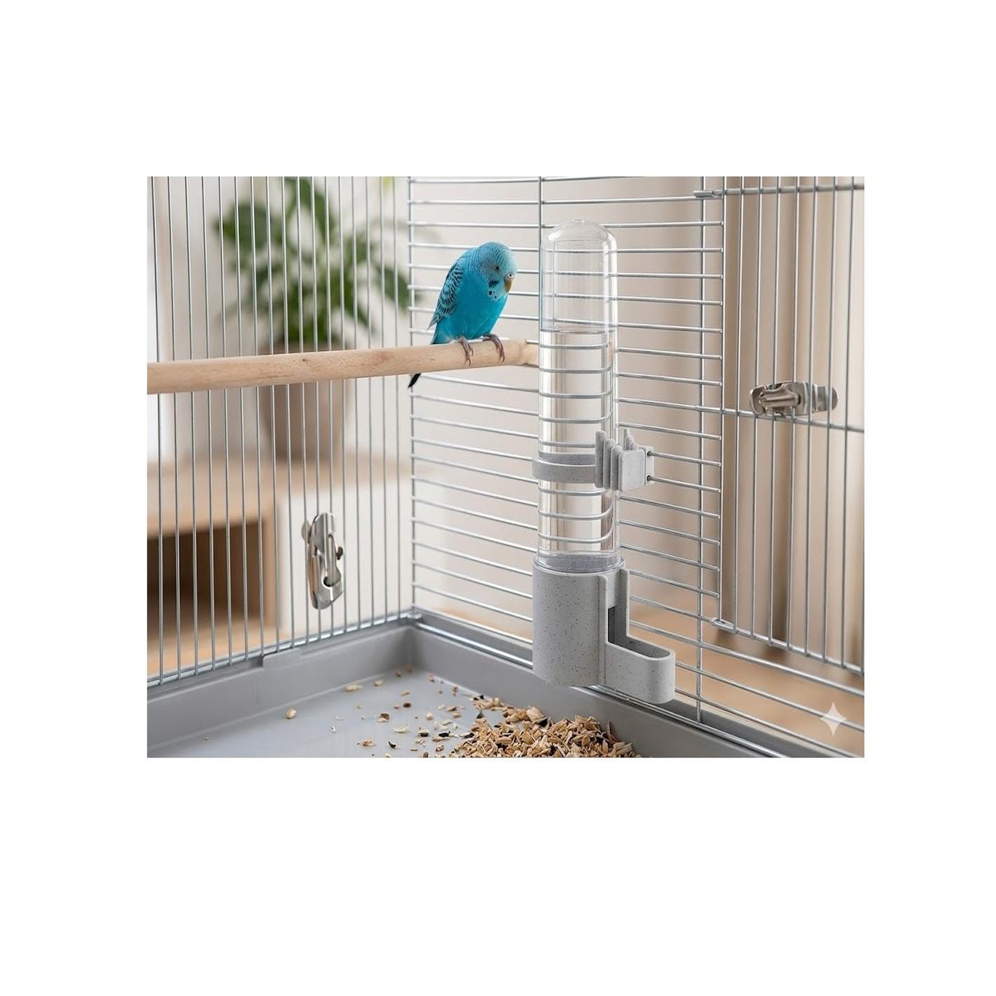 Voir la diapositive 3 : Eden Distributeur d'eau suspendu pour oiseaux abreuvoir 14,5 cm