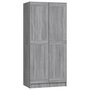 Voir la diapositive 2 : VIDAXL Garde-robe Sonoma gris 82,5x51,5x180 cm Bois d'ingenierie