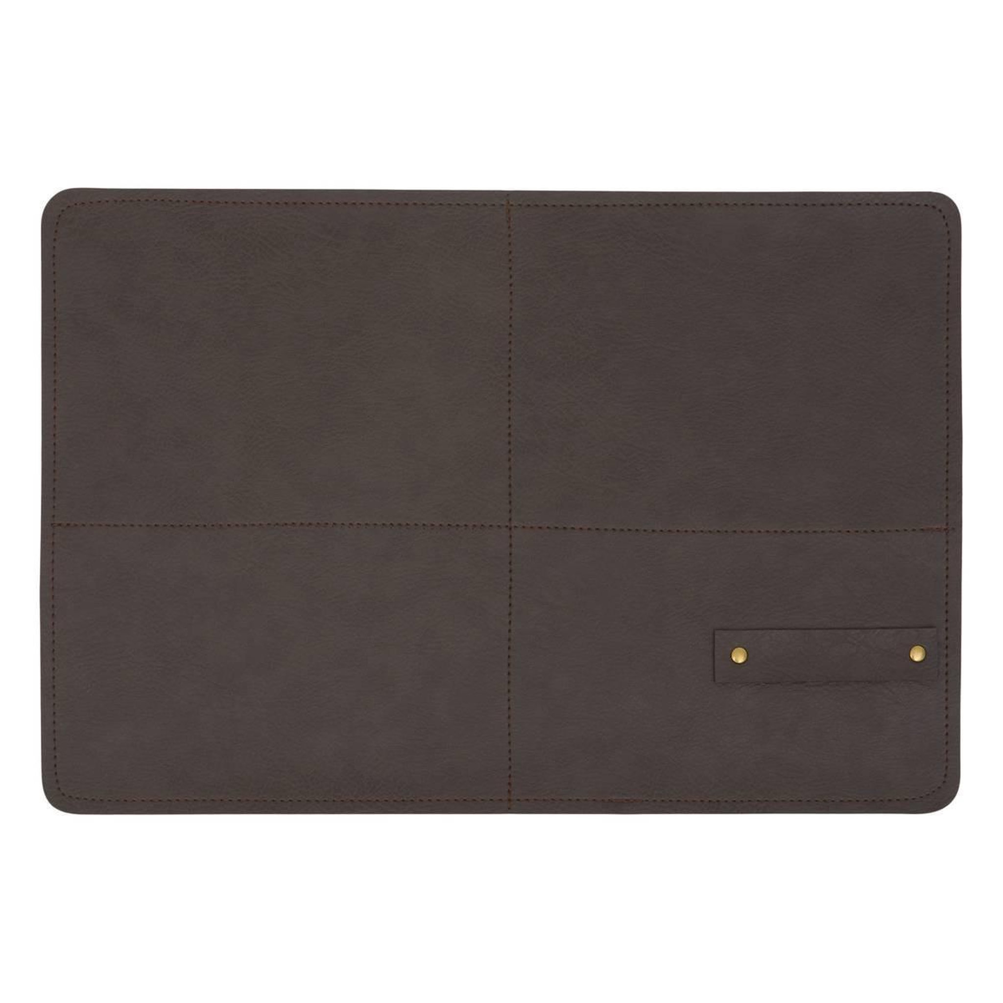 SECRET DE GOURMET Set de Table Rectangulaire  Glenn  30x45cm Chocolat