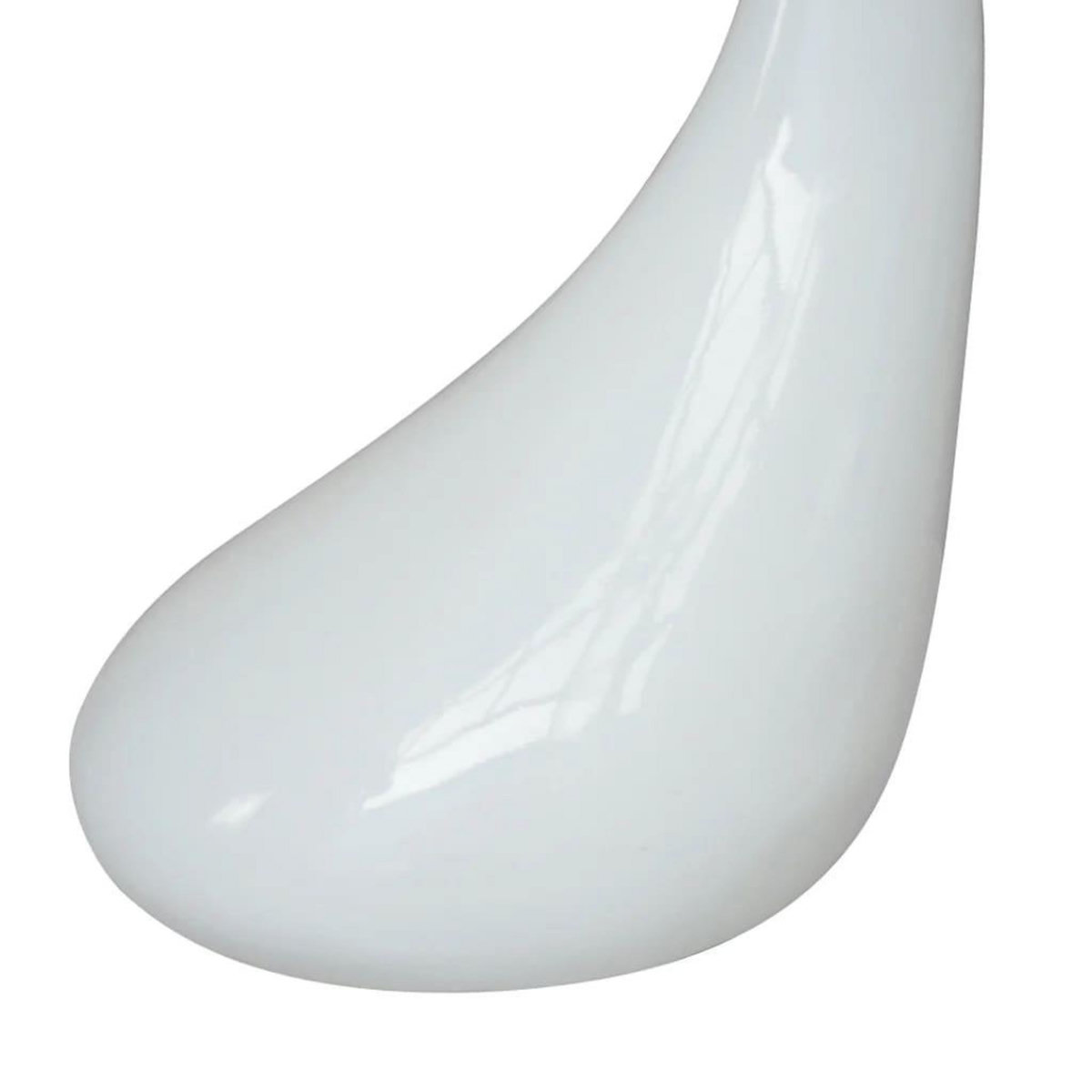 VIDAXL Table basse avec dessus de table en verre rond Blanc brillant