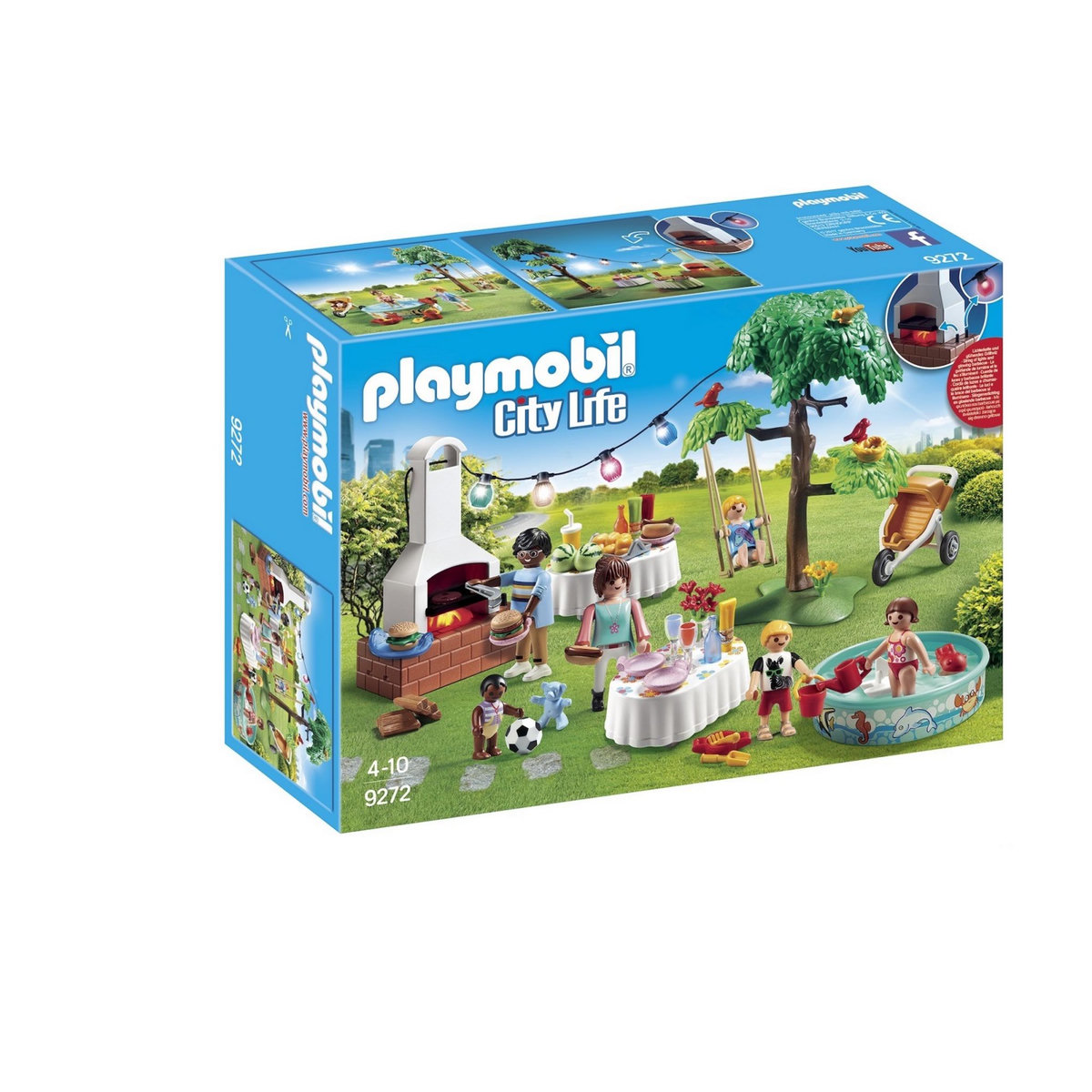 PLAYMOBIL 9272 - City life - Famille et barbecue estival