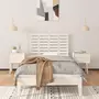 VIDAXL Tete de lit murale Blanc 96x3x63 cm Bois massif de pin