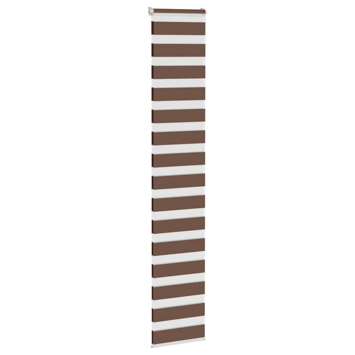 VIDAXL Store zebre marron 50x230 cm largeur du tissu 45,9 cm polyester