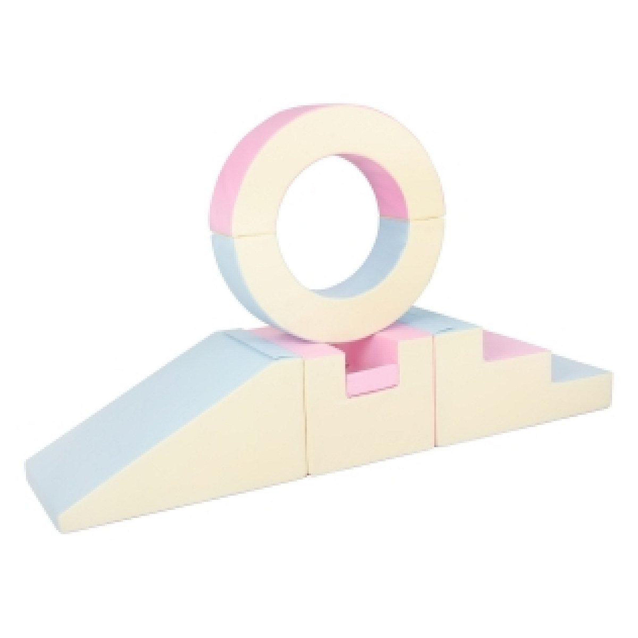 VELINDA Ensemble de 7 blocs avec cerceau pastel