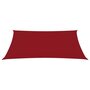 VIDAXL Voile de parasol Tissu Oxford rectangulaire 3,5x5 m Rouge