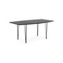 Voir la diapositive 3 : Paris Prix Table de Repas Extensible  Nestor  270cm Noir