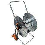 RAIN Dévidoir en métal pour tuyau de 80 m de long et Ø 19mm