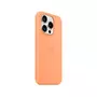 APPLE Coque iPhone 15 Pro MagSafe Sorbet orange
