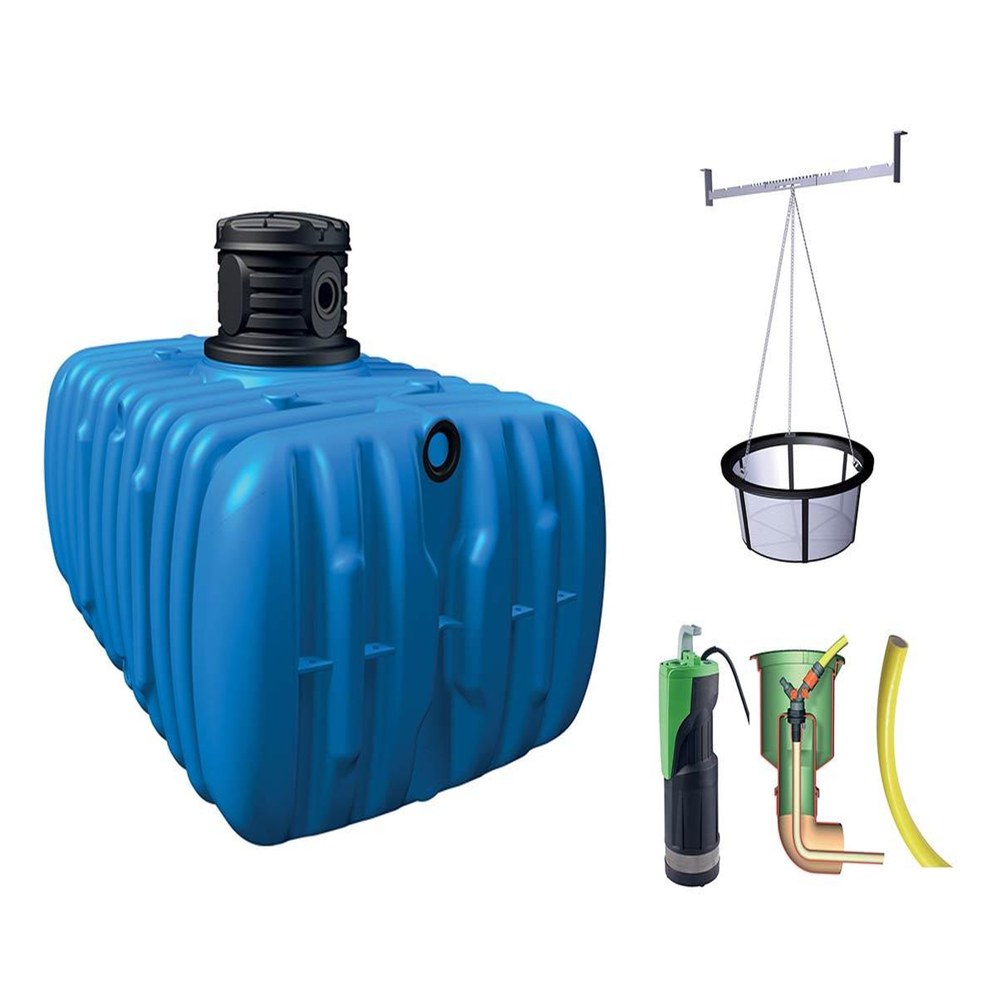 Garantia Récupérateur d'eau de pluie à enterrer extra plat 3000 l - garantia