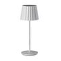 Voir la diapositive 4 : Lumisky 6 lampes avec plateau de chargement ABBY Blanc Aluminium H29 cm