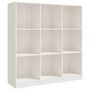 Voir la diapositive 2 : VIDAXL Bibliotheque/Separateur de piece 104x33,5x110 cm pin massif