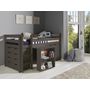 Voir la diapositive 2 : Commode 4 tiroirs en pin massif WOODY, 2 coloris