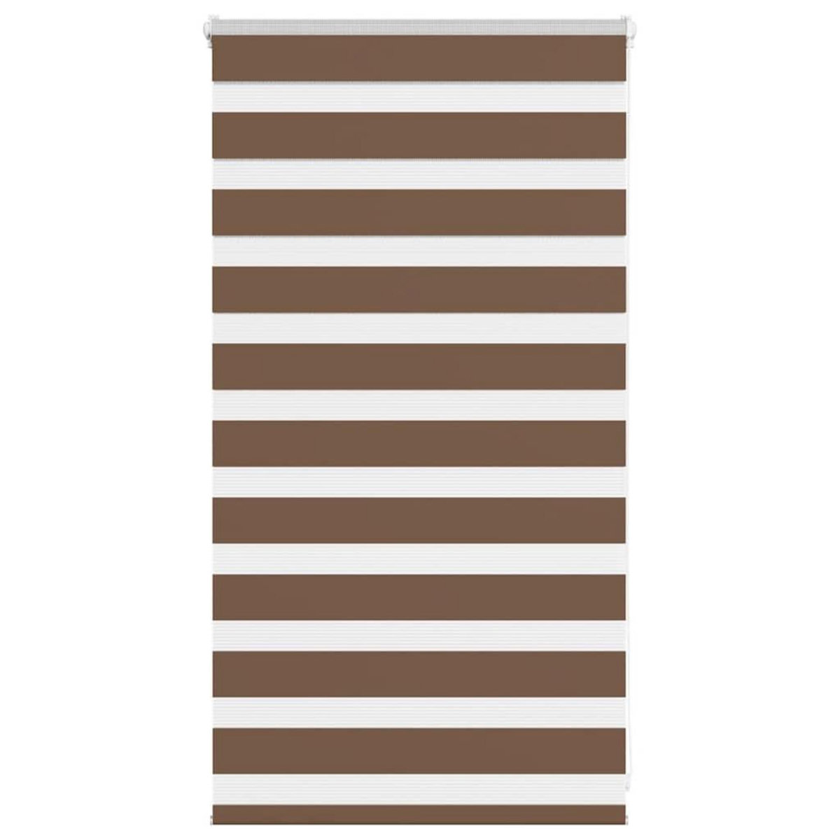 VIDAXL Store zebre marron 85x100 cm largeur du tissu 80,9 cm polyester
