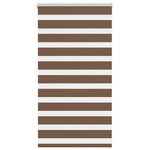VIDAXL Store zebre marron 85x100 cm largeur du tissu 80,9 cm polyester