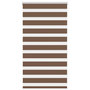 Voir la diapositive 1 : VIDAXL Store zebre marron 85x100 cm largeur du tissu 80,9 cm polyester