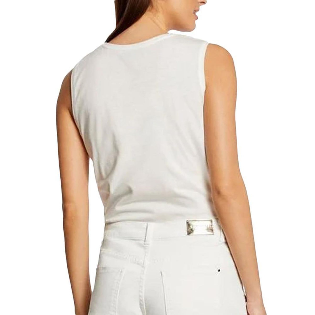 MORGAN Débardeur Blanc Femme Morgan Deb