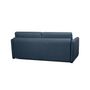 Voir la diapositive 2 : Canapé droit convertible système couchage express 3 places en tissu Gris clair ALICE