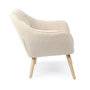 Voir la diapositive 3 : Paris Prix Fauteuil Scandinave Bouclette  Taon  83cm Beige