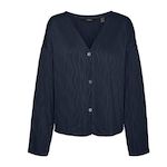 Vero Moda Pull  Femme Vero  oda Cardigan. Coloris disponibles : Bleu