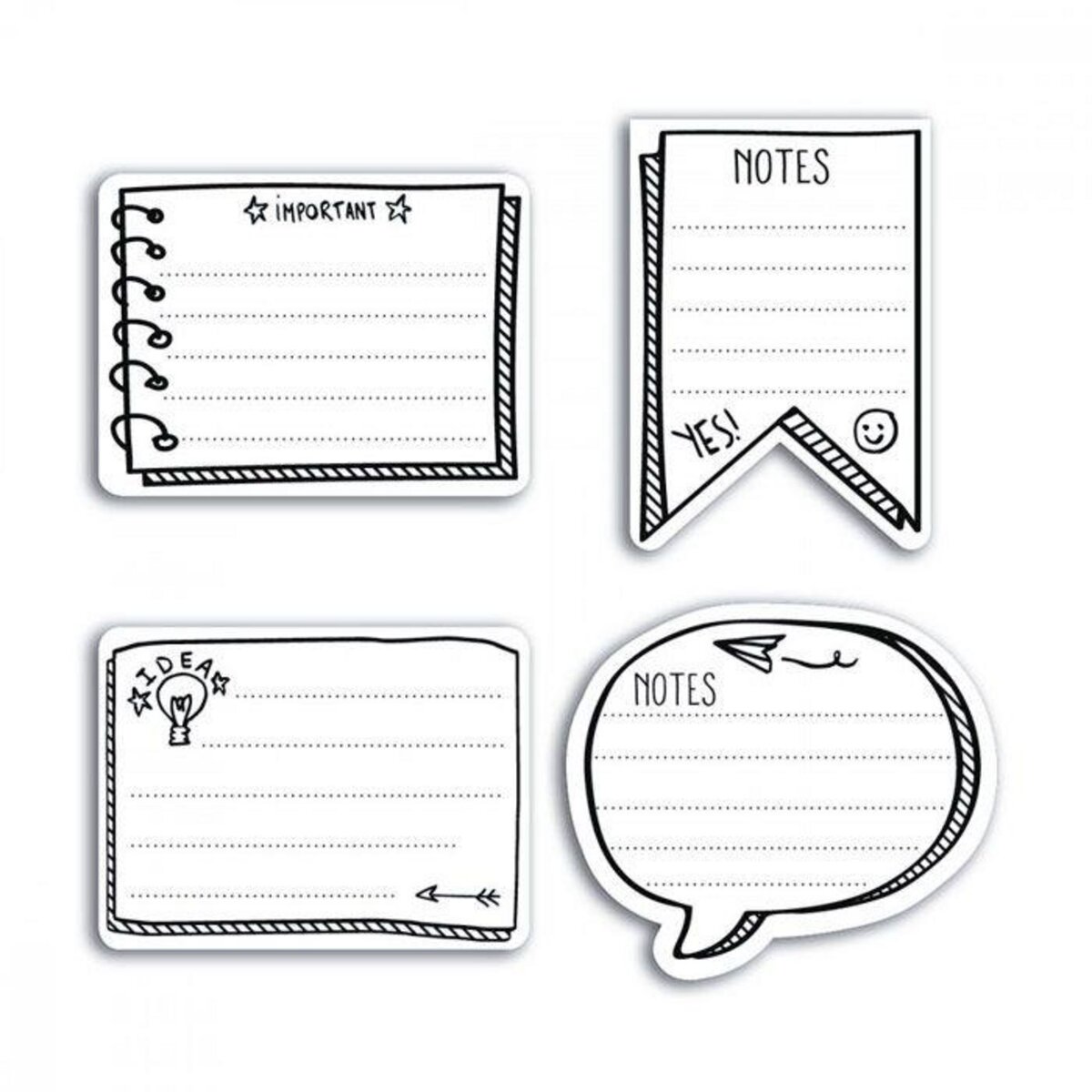 Toga 80 sticky notes pour Bullet journal
