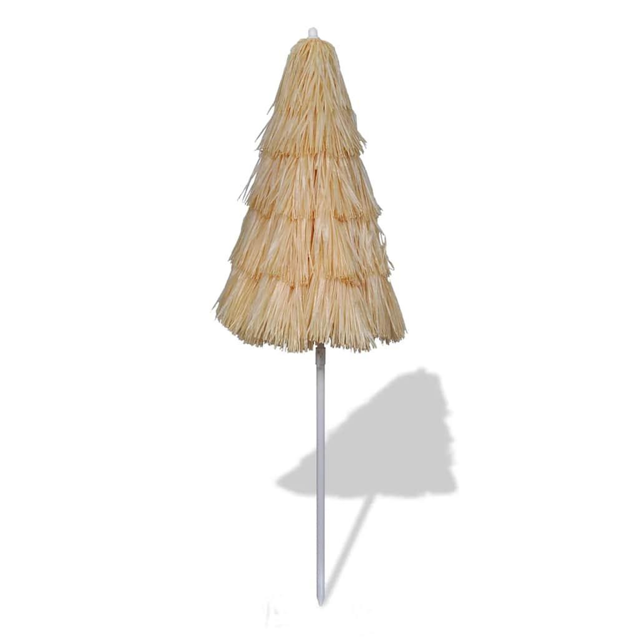 Voir la diapositive 2 : VIDAXL Parasol de plage inclinable style hawaii