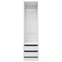 Voir la diapositive 4 : VIDAXL Garde-robe avec tiroirs Blanc brillant Bois d'ingenierie