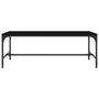 Voir la diapositive 4 : VIDAXL Table basse Noir 80x50x35 cm Bois d'ingenierie