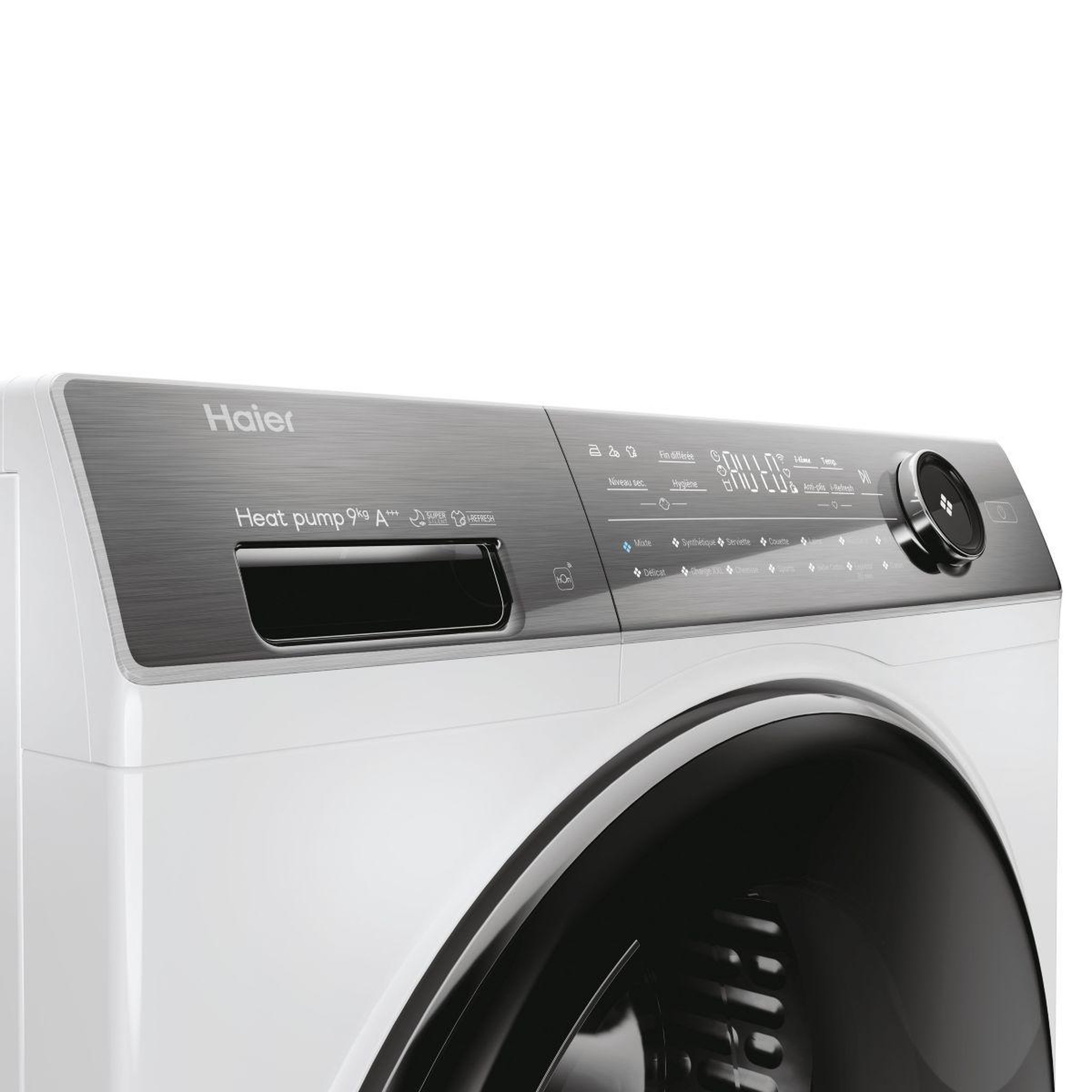 Voir la diapositive 2 : HAIER Sèche linge pompe à chaleur HD90-A3Q979U1-FR Super Silent