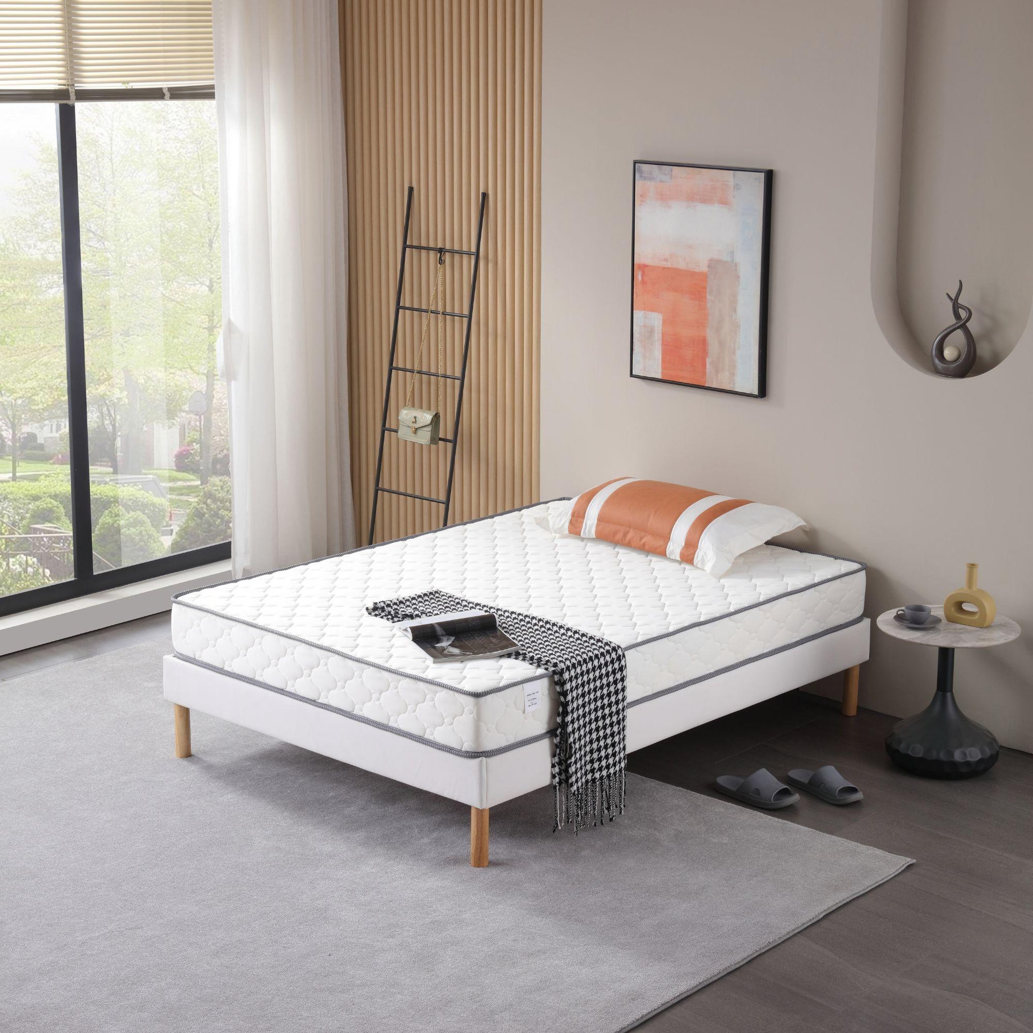 Voir la diapositive 2 : KING OF DREAMS Matelas  - Hauteur 20 cm Soutien Très Ferme et Durable Mousse Haute Densité 30 kg/m³ – 2 Faces de Couchage –Modèle Doux Rêve 20