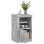 Voir la diapositive 5 : VIDAXL Armoire laterale avec lumieres LED gris beton bois d'ingenierie
