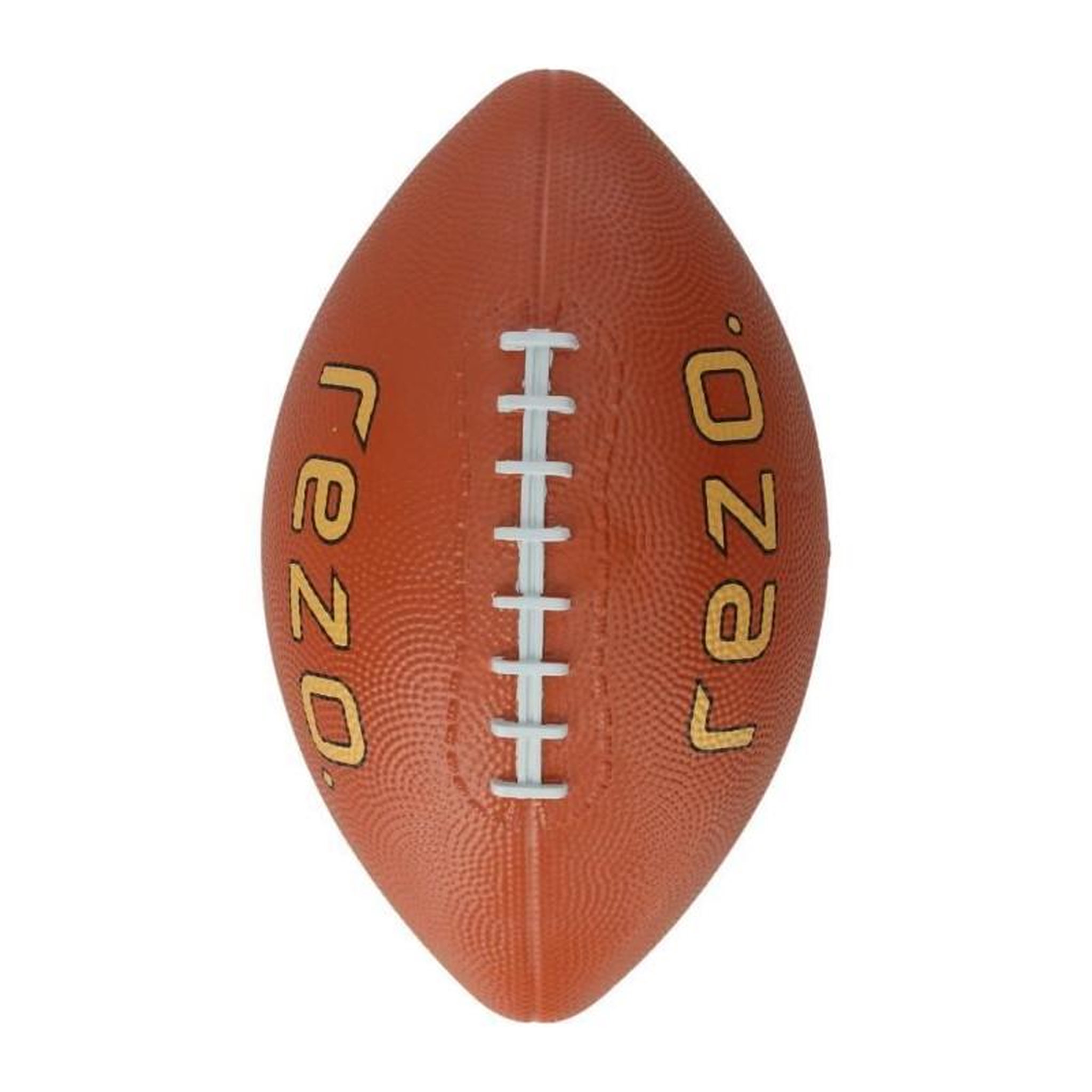 Voir la diapositive 3 : GENERIQUE Ballon de football américain - REZO - Caoutchouc - Taille 3 - Marron - Pour loisirs