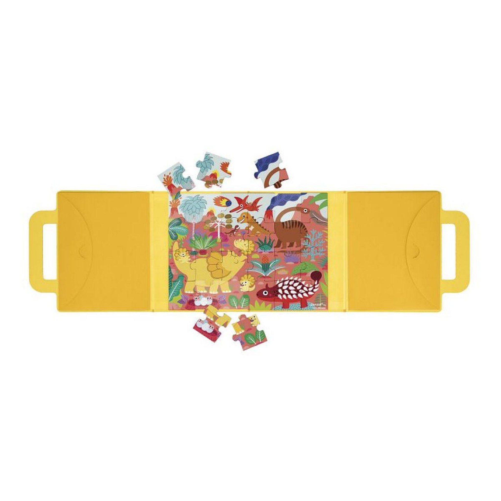 Voir la diapositive 2 : JANOD Magneti puzzle dino 24 pcs