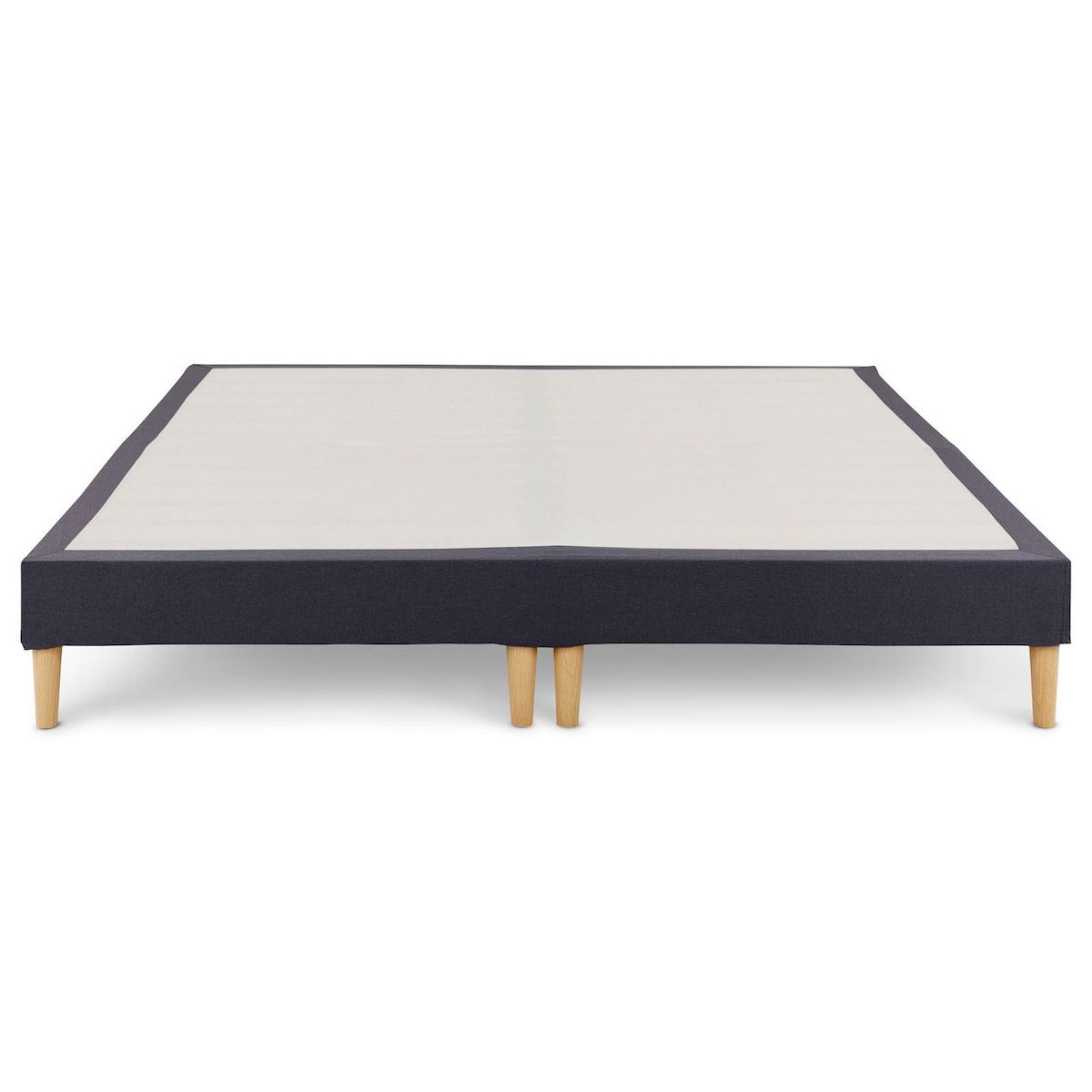 IDIMEX Sommier tapissier RENNES 180 x 200 cm revêtement tissu