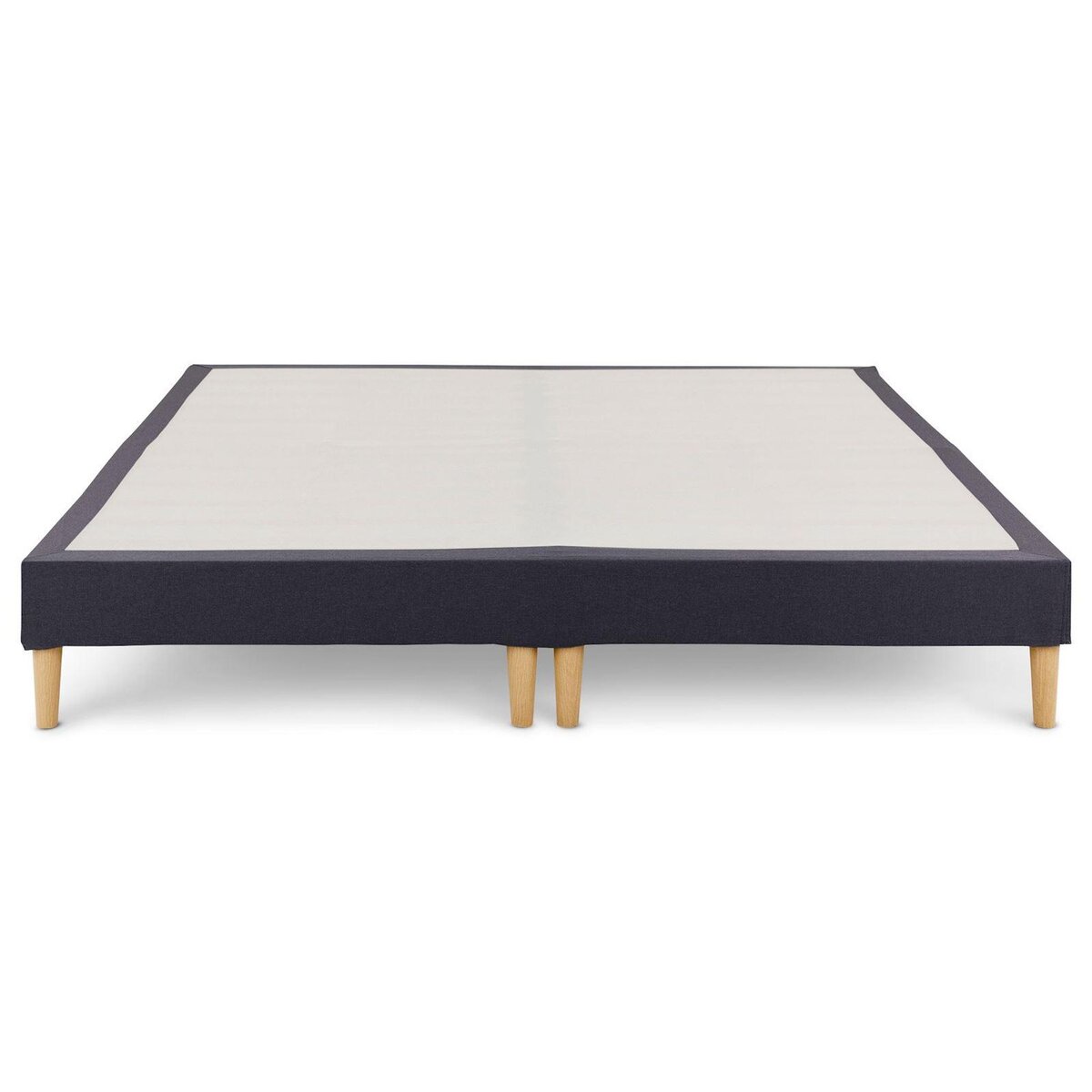 IDIMEX Sommier tapissier RENNES 180 x 200 cm revêtement tissu