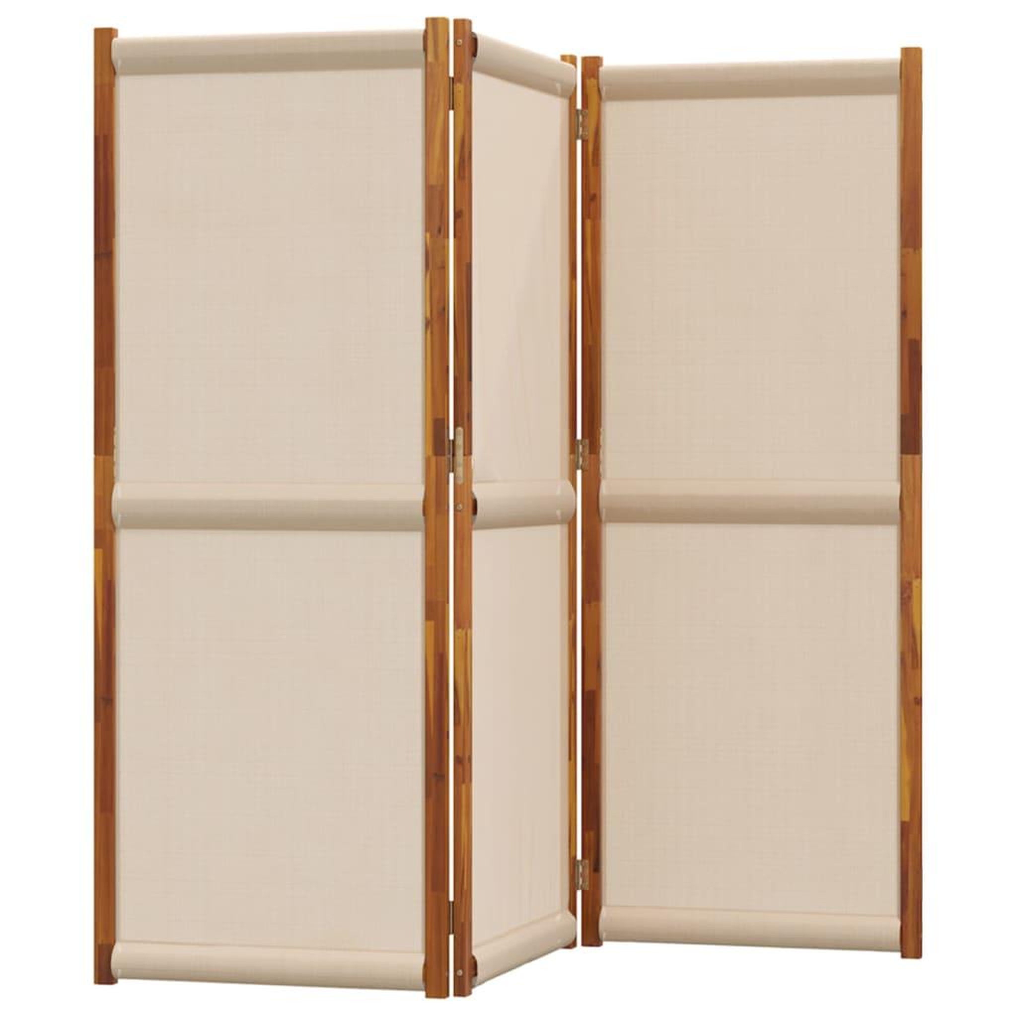 Voir la diapositive 3 : VIDAXL Cloison de separation 3 panneaux taupe 210x180 cm