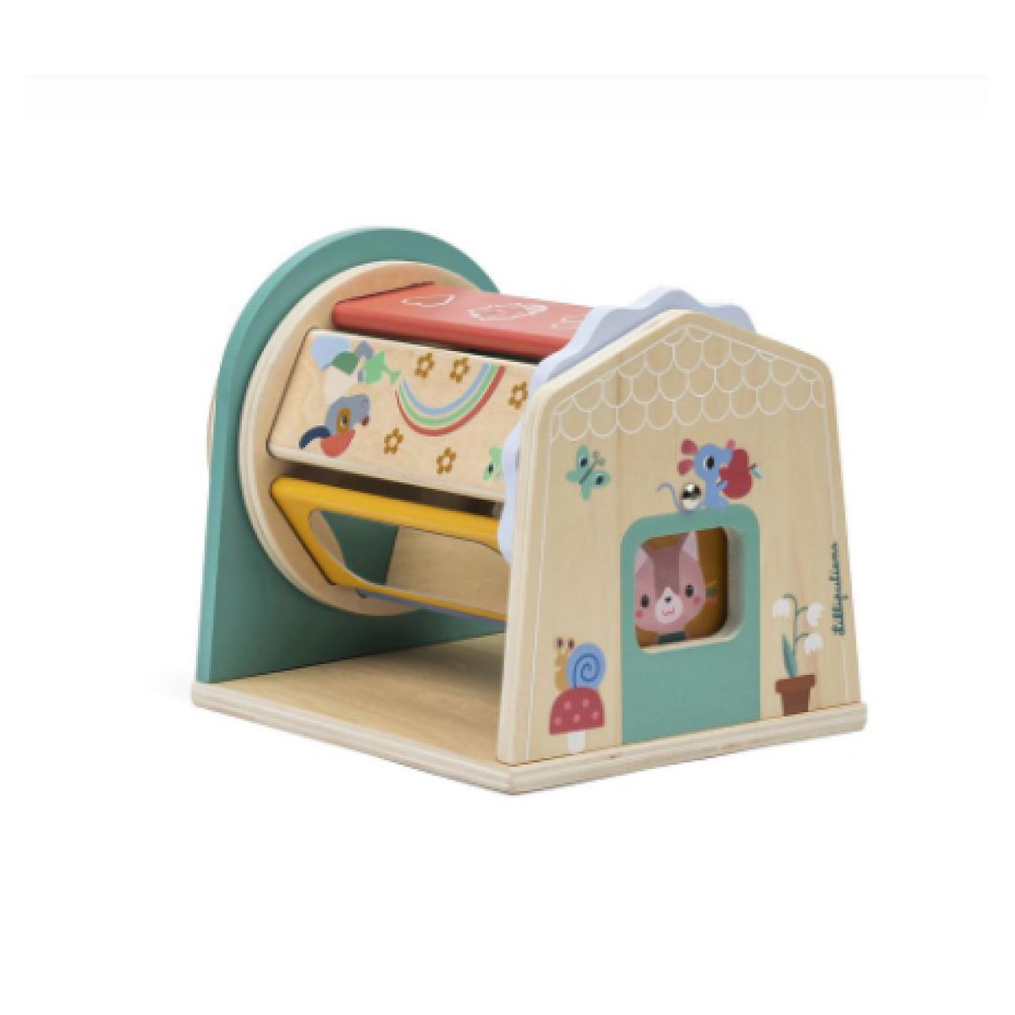 LILLIPUTIENS Jeu d eveil - Tournicolor en bois