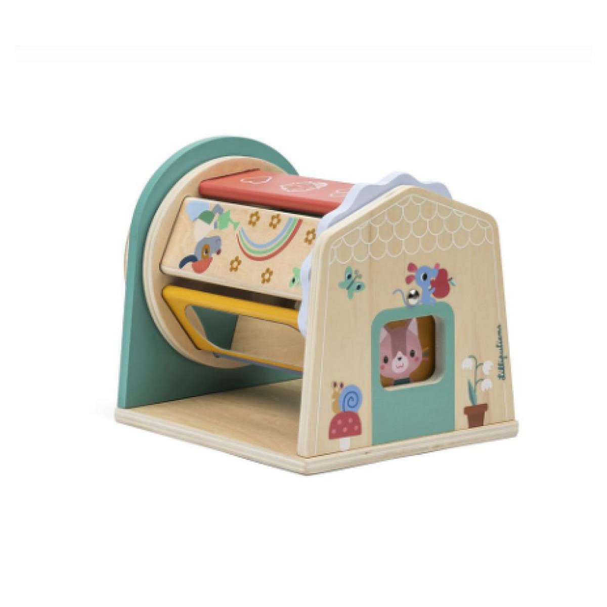 LILLIPUTIENS Jeu d eveil - Tournicolor en bois