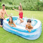 Voir la diapositive 1 : INTEX Piscine gonflable rectangulaire Family - Intex