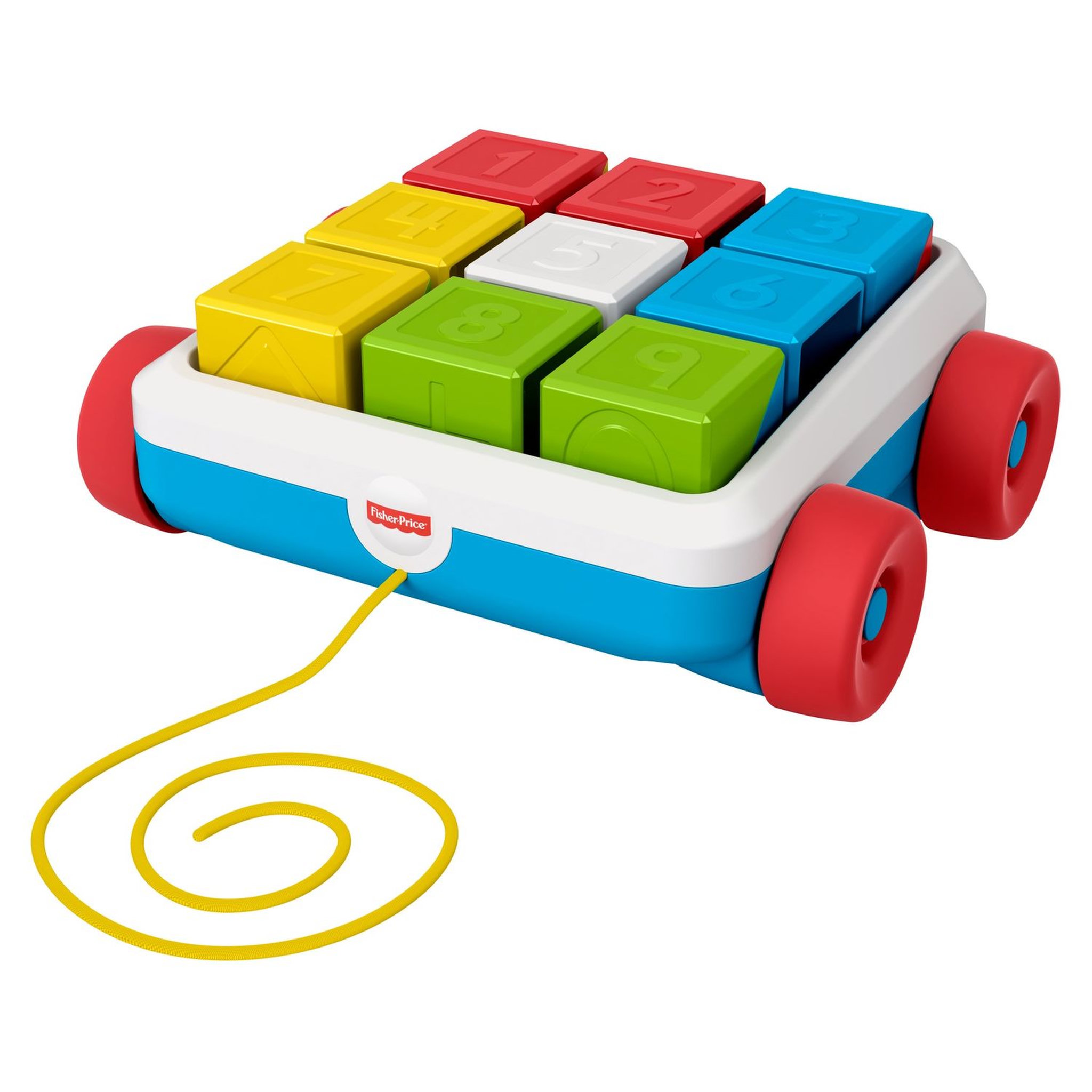Voir la diapositive 1 : Fisher price Mon Wagon Cubes à Tirer - Fisher Price