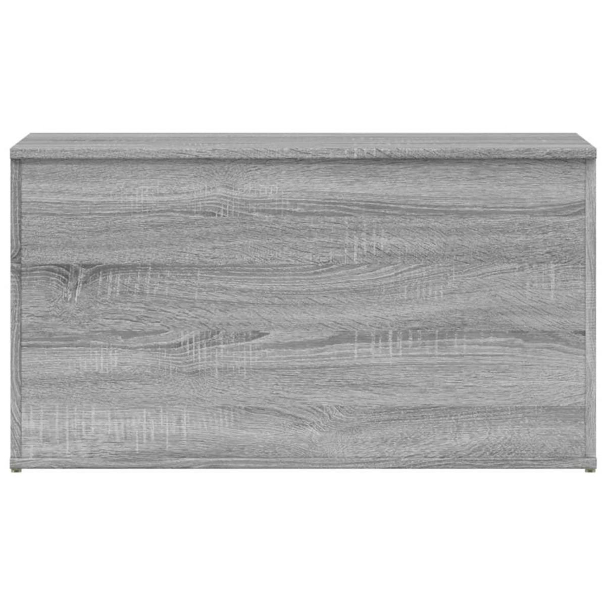 VIDAXL Coffre de rangement Sonoma gris 84x42x46 cm Bois d'ingenierie