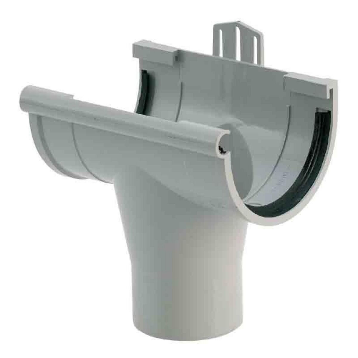 GIRPI Naissance centrale de gouttière pour toit inf. à 71m2 - gris